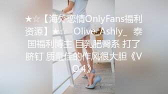 ★☆【海外恋情OnlyFans福利资源】★☆✨Olive_Ashly_✨泰国福利博主 巨乳肥臀系 打了脐钉 质量佳的作风很大胆《VO.4》