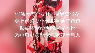 淫荡反差小女仆✅极品美少女穿上可爱女仆装服务金主爸爸，振动棒紫薇爽的尿屁不停，娇小身材被爸爸抓紧双手后入